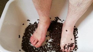 Fun with coffee beans and water