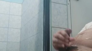 chub asian guy jerking off