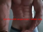 Muscular  Jock Stud BWC Jerking