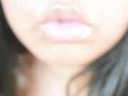 Glossy Erotic Lip Tease