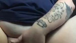 Fat pig gapes pussy