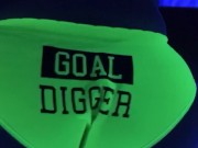 Black light ass shaking