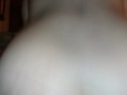 Thick ass white chick loves to suck and ride her big dick boss