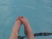 Kitty's splashes in pool - Screenshot 10 of 16 - Feet