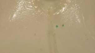 Taking a Nice Long Warm Pee in the Sink