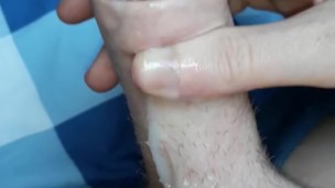 Cum gushing from cock