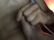 First solo session, jacking off, trying to be a porn star