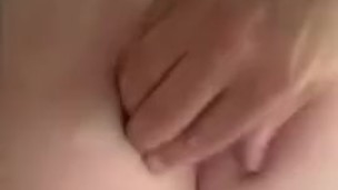 Fucking my slutty ass hard with a hair brush