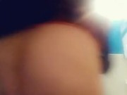 Sneaking off to fuck my dildo