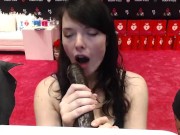 Sucking BBC in public at AVN Las Vegas 6/16