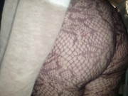 Slow mo close up of my big jiggly ass
