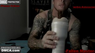 tatted master & his new alexis texas ass fleshlight