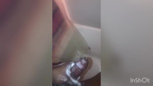 Soapy Cumshot (Shower Spit)