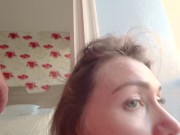 Young babe anal fucked on the hotel balcony with facial 15/16