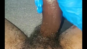 Glove jack off