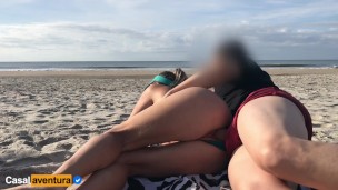 Risk public anal sex on beach People near! Real Amateur Casalaventura