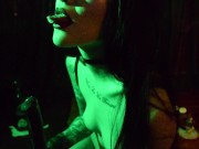 Malevolent teaser (witchy goth slut wants to fuck demon cock)