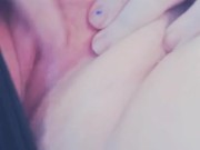 Playing with my soft pink pussy