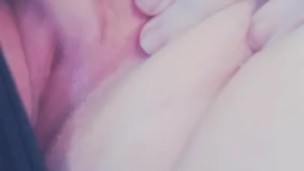 Playing with my soft pink pussy