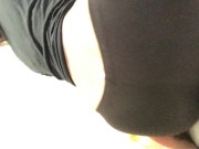 Madilaine Popping balloons with her big ass