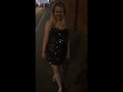 Showing Pussy and Ass in Public no Panties 16/16