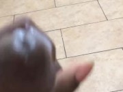 Me Jacking off in Walmart family bathroom