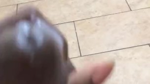 Me Jacking off in Walmart family bathroom