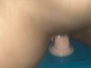 Riding her toy while Playing with me 1/16