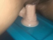 Riding her toy while Playing with me 14/16