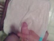My very horny cumblast towels your face
