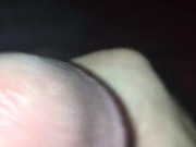 Playing with my cock