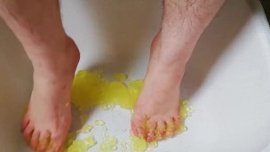 Fun with yellow jello