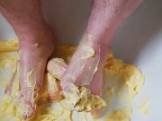 Fun with butter and dildo