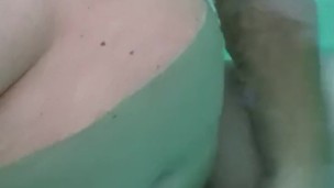 Rubbing My Cock in the Hot Tub