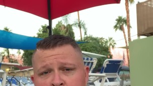 Hanging Hard in the Hot Tub at CCBC Resort