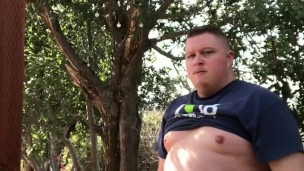 Jerking Off in my Campsite in the Mountains