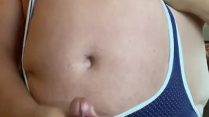 Cumming in my Singlet