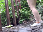 Squat And Pee Out Of The Side Of My Shorts 1/16