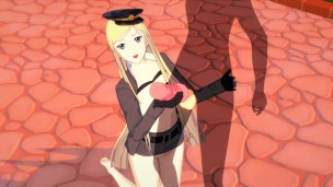 Noragami Hentai Bishamon Fucks in the Courtyard