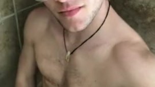 FTM Pisses in Shower