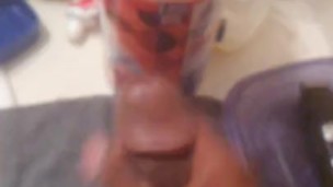 Stroking that juicy dick