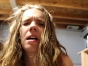 Huge orgasm Fucking you sideways, begs for cum inside her - HarperTheFox HD