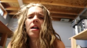 Huge orgasm Fucking you sideways, begs for cum inside her - HarperTheFox HD