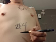 Graffiti Piss Slut 7/16