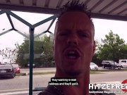 HITZEFREI.dating CAUGHT by POLICE: Blonde Teen Girl Fucked PUBLIC (Arteya) 2/16