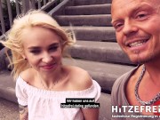 HITZEFREI.dating CAUGHT by POLICE: Blonde Teen Girl Fucked PUBLIC (Arteya) 4/16