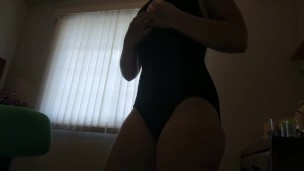 Hottie Tries On Different Bathing Suits
