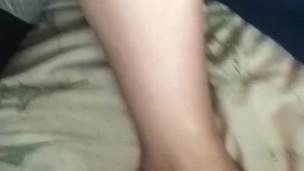Big tits and beautiful toes