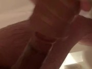 Oral cumshot in the shower 11/16