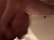 Oral cumshot in the shower 12/16